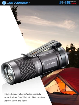 

JETBeam II MK Led Flashlight XP-L Hi 510Lumens Hand Torch Lantern Accessories
