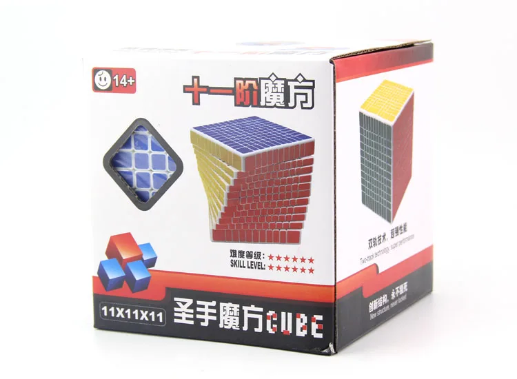 Оригинал, высокое качество, ShengShou, 11x11x11, волшебный куб, 11x11, скоростная головоломка, рождественский подарок, идеи, детские игрушки для детей