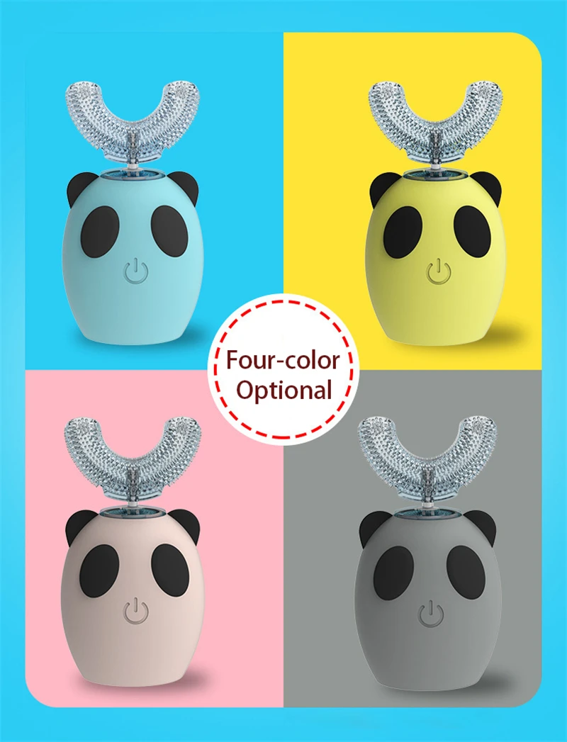 Smart U 360 Degrees Kids Sonic Electric Toothbrush Silicon Automatic Ultrasonic Teeth Tooth Brush Cartoon Children Smart U 360 Degrees Kids Sonic Electric Toothbrush Silicon Automatic Ultrasonic Teeth Tooth Brush Cartoon Children
