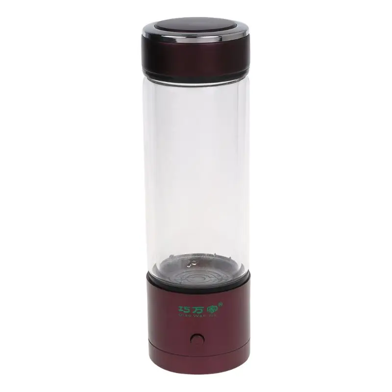 Double-layer Rich Hydrogen Water Generator Bottle SPE/ PEM Water Ionizer Bottles H2& O2 Seperate