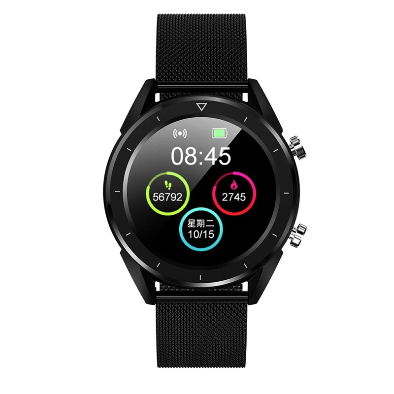 Black1 FULL-Dt28 умный Браслет пульсометр кровяное давление монитор сна часы дистанционное управление Музыка Фото браслет Мульти-спортивный режим - Цвет: Black1