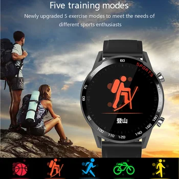 

P23 Full Touch/Round Smart Watch Men Android IOS waterproof Smartwatch Support Heart Rate Blood Pressure Monitor Fitness Tracker