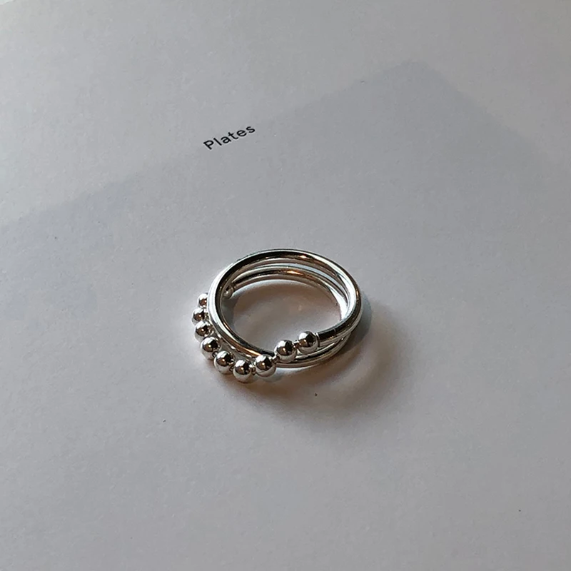 Peri'sBox, 9 видов конструкций, круговая веревка, витое кольцо, массивная цепочка, геометрические кольца для женщин, простое, текстурированное, 925 пробы, серебряное кольцо - Цвет основного камня: H