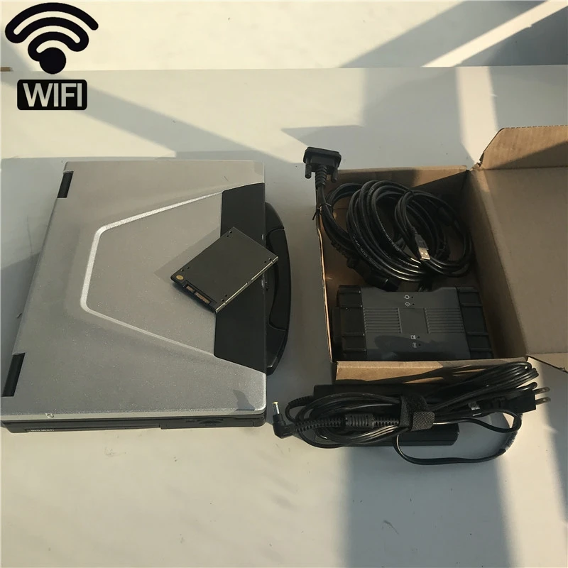 Diop Vci Scanner Mb Star Sd Connect Compact 6 Sistema Di Diagnosi V2023.12 Ssd In Toughbook Cf-52 Laptop 4Gb Ram