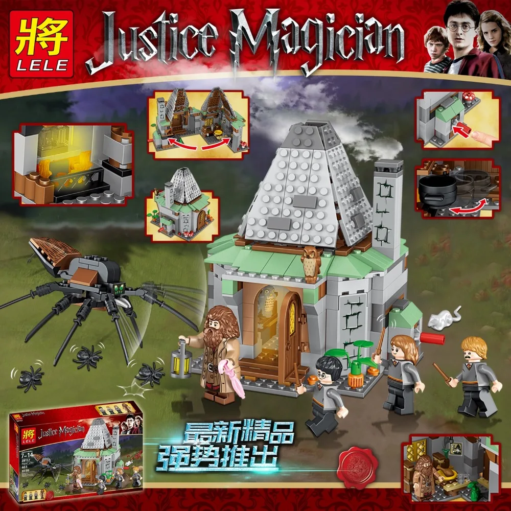 

461pcs Marvel The Avengers Super Hero Hagrid's Hut Compatible Legoinglys 4738 Building Kits Blocks Bricks Toys For Children