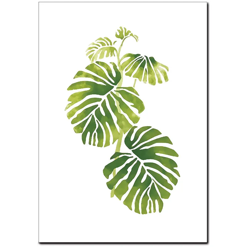 Монстера рисунок для срисовки