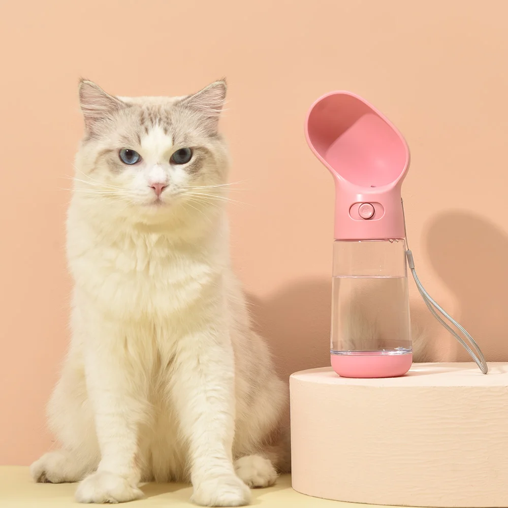 For Dog Pet Drinker Dog Drinking Machine Dog Cup Automatic Kettle Accompanying Cup Water Feeder Outdoor Water Bottle 400MLdog