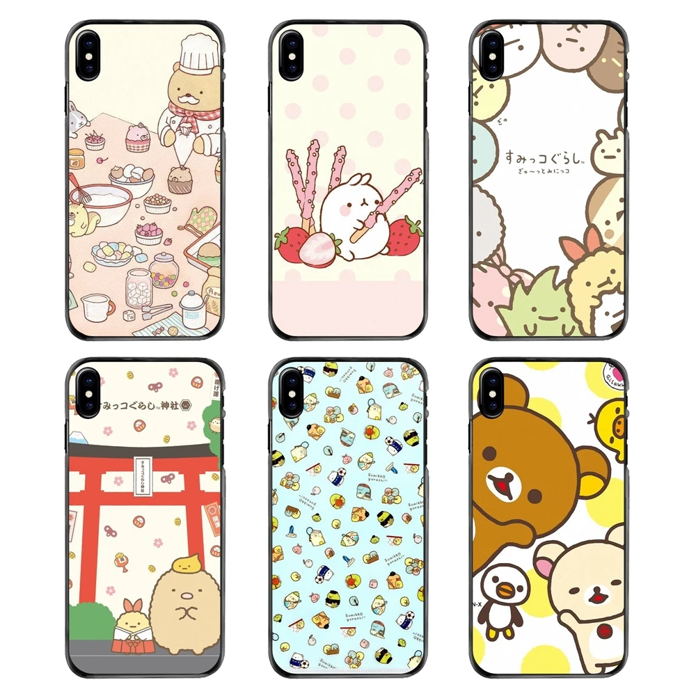 Accessories Phone Shell Case Sumikko Gurashi Art Wallpaper For Iphone 4 4s 5 5s 5c Se 6 6s 7 8 Plus X Xr Xs Max Ipod Touch 4 5 6 Fitted Cases Aliexpress