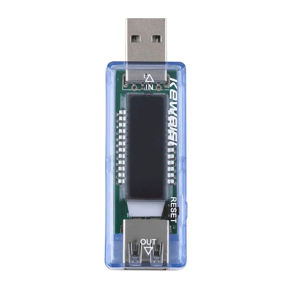 0,9" OLED экран USB зарядное устройство Емкость индикатор напряжения тока тестер