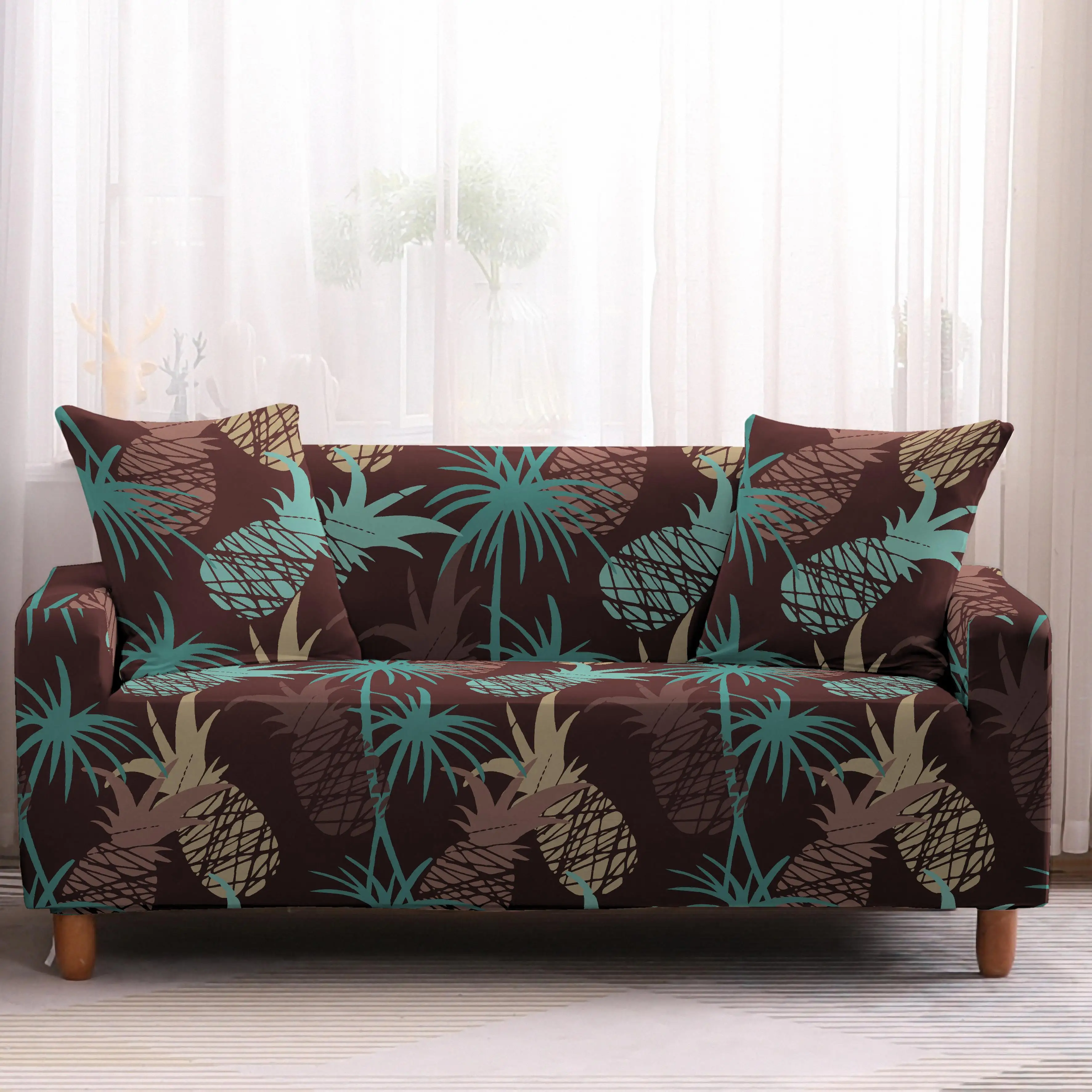 Диди дизайн Seaters домашнее украшение ананас диван крышка плотно все включено обертывание один/двойной/три/четыре сиденья - Цвет: 1