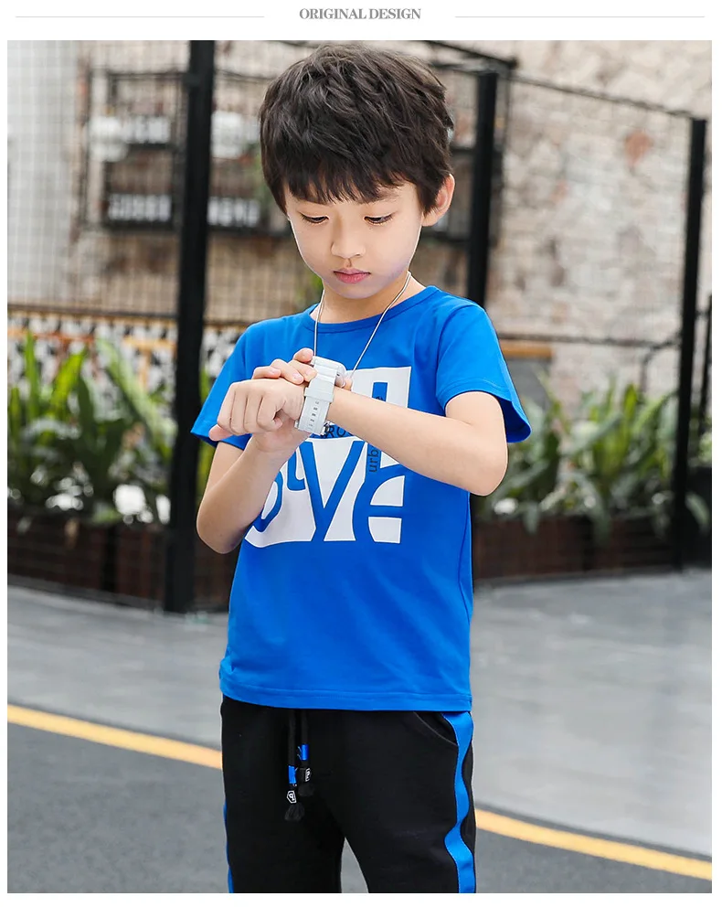 Boys Clothes Set Short Sleeve