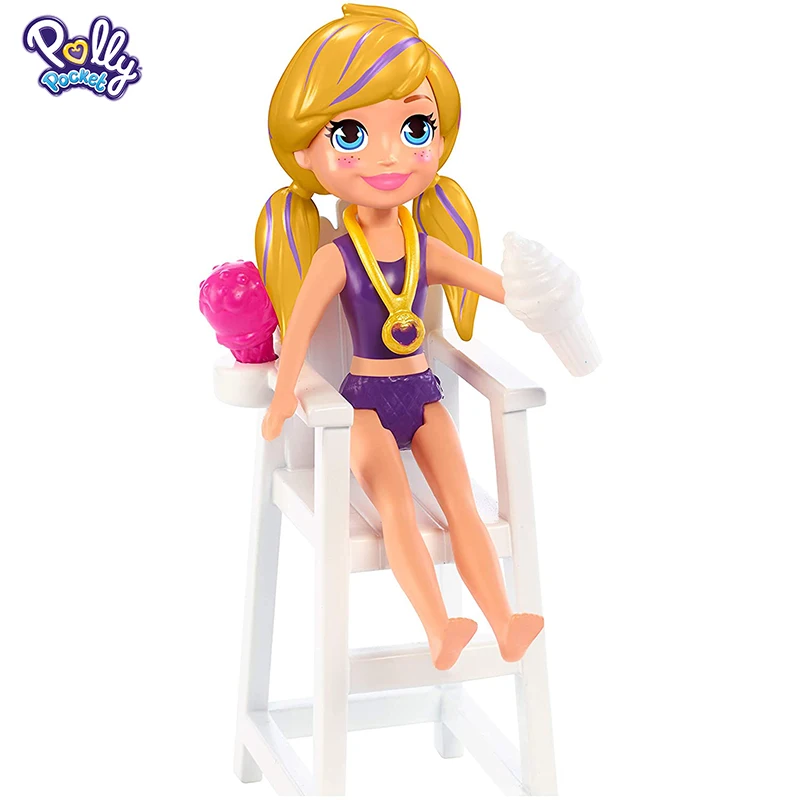 Original polly pocket luxo carro jogar casa boneca casas meninas brinquedos  fwy26 - AliExpress