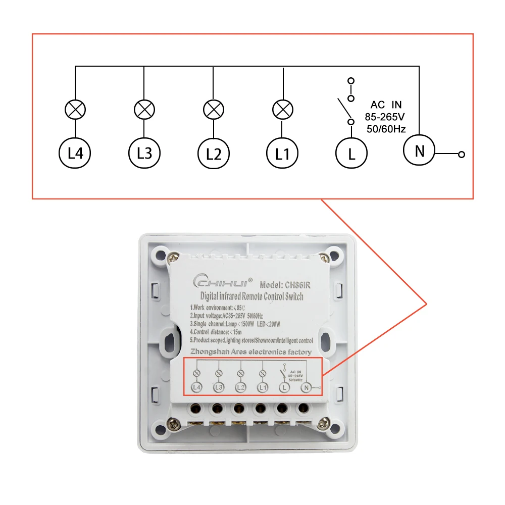 tipo Showroom Interruptor Controle Lntelligent para Lojas de Iluminação tipo showroom interruptor controle lntelligent para lojas de iluminacao 02