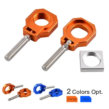 

CNC Rear Axle Blocks Chain Adjuster For KTM 125 200 250 300 350 400 450 SX SXF XC XCF 2013 2014 2015 2016 2017