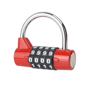 

4 Digit Password Lock Zinc Alloy Gym Security Lock Suitcase Luggage Coded Lock Cupboard Cabinet Locker Padlock