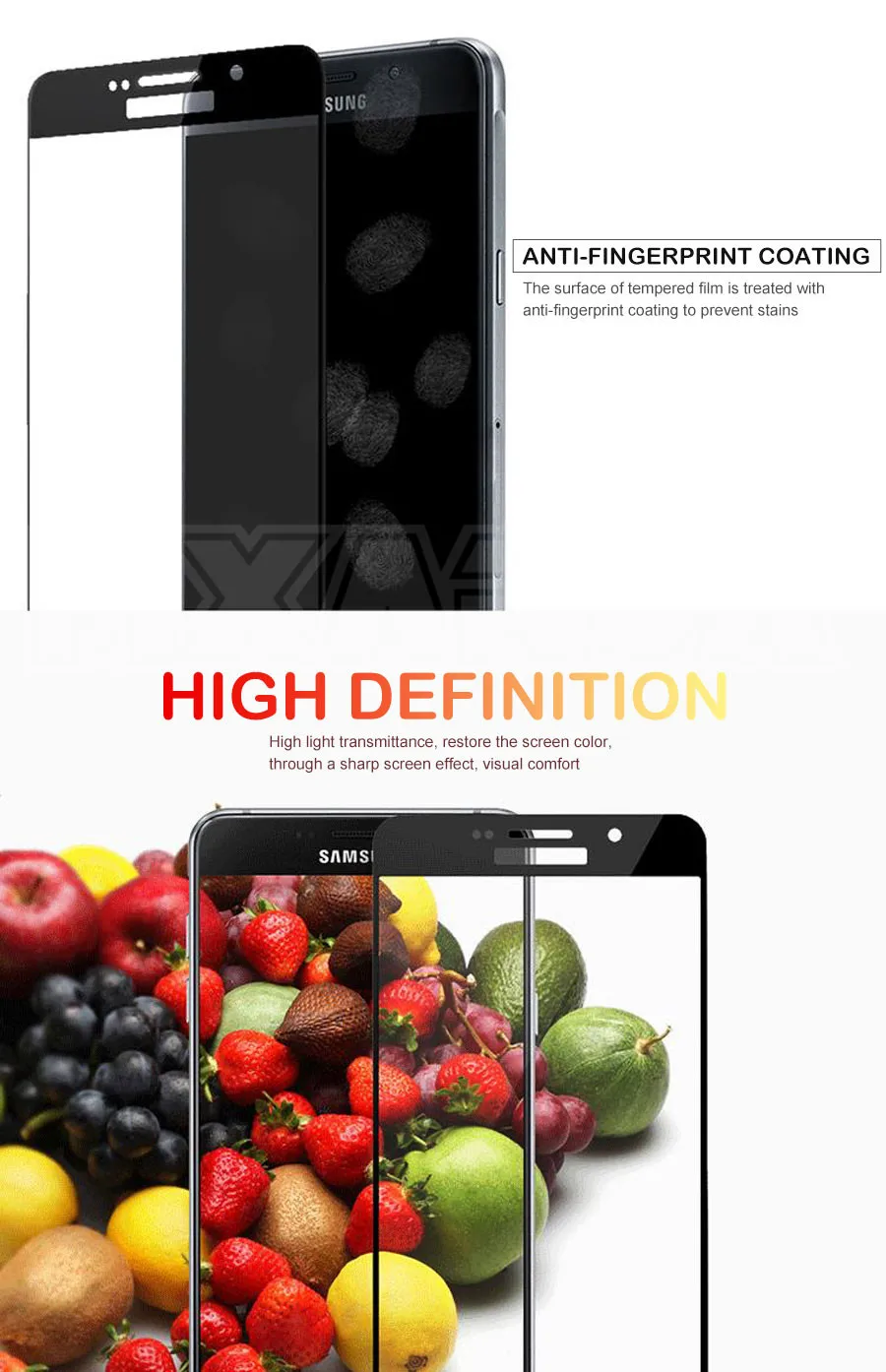 9D Защитное стекло для samsung Galaxy A3 A5 A7 Защитная пленка для экрана для A6 A8 Plus A9 закаленное стекло