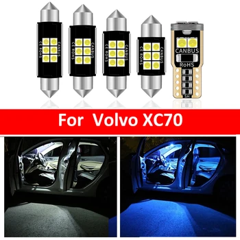 

16Pcs Car White Interior LED Light Bulbs Package Kit For Volvo XC70 2008-2015 Map Dome Trunk Lamp Ice Blue
