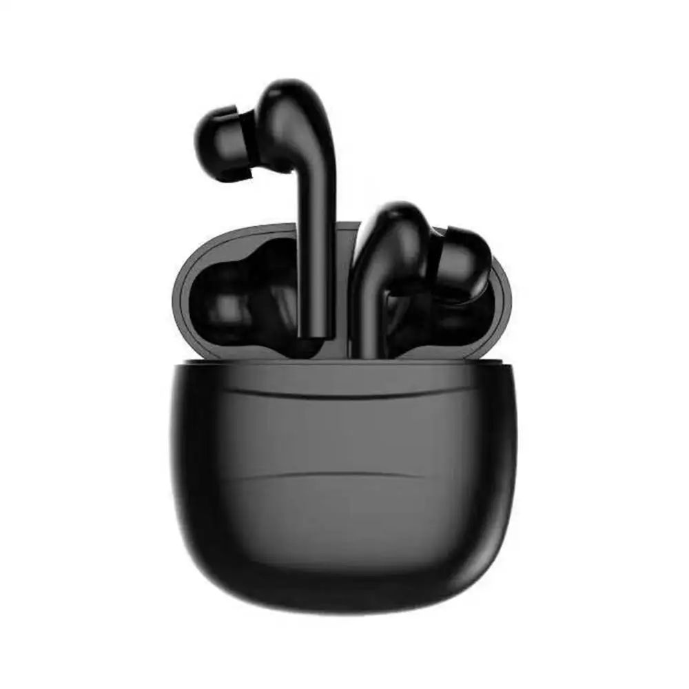 Черный AZiMiYO TWS беспроводные наушники Bluetooth наушники туры стерео Спорт в уши бас гарнитура с микрофоном для Iphone Xiaomi huawei телефон - Цвет: Черный
