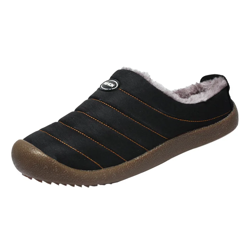 

Dihope 2020 New Unisex cotton slippers Adult Winter Warm Lined Slippers with Thick Sole breathable comfortable cotton slippers