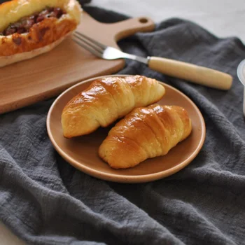 

Kitchen Cotton Linen Braided Table Placemats Cloth Tea Towel Dining Rectangle Cloth Food Photo Background Solid Mat