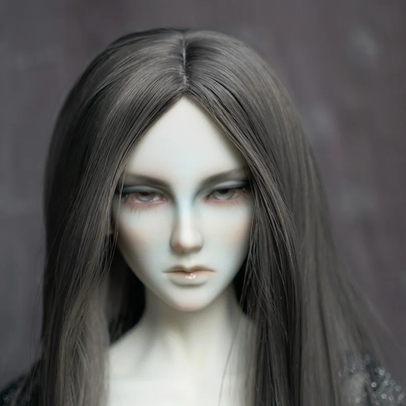 Bybrana 1/3 1/4 1/6 1/8 BJD парик высокой температуры длинные черные прямые волосы MSD SD Yosd для