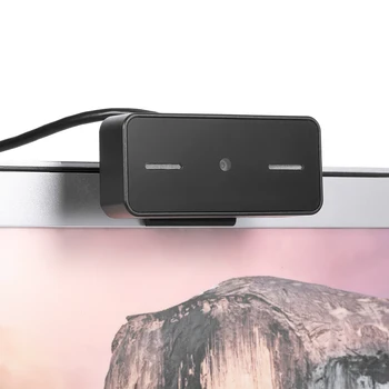 

2/5 Million Pixels High Definition USB Camera Fixed Focus Webcam Built-in Microphone Drive-free Web Camera for PC Laptop Black