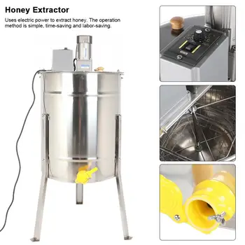 

Honey Centrifuge Beekeeping Stainless Steel Electric Bee Honey Extractor Honey Centrifuge Machine Electric Honey Extractor