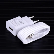 Для Samsung Galaxy J1 J3 J5 J7 A3 A5 A7 S5 S6 S7 A50 A70 S8 S9 плюс телефон Зарядное устройство Адаптер 5В 2A быстро Зарядное устройство кабель