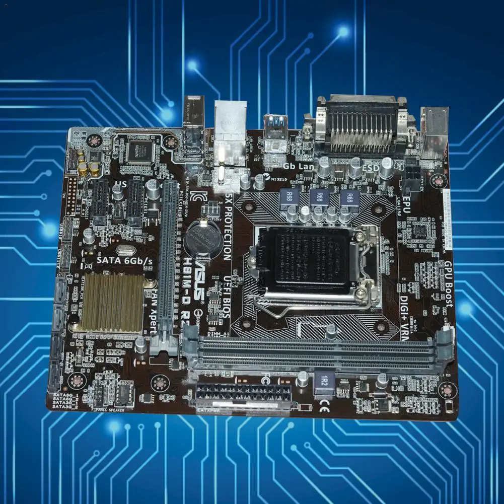 

Free shipping Original Motherboard For ASUS H81M-D DDR3 1150 USB3.0 H81 Motherborad USB2.0 LGA boards R2.0 16GB Desktop Z2C9