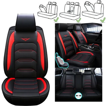 

Car Seat Cover Full Set Pu Leather Car Covers Auto Accessories for Nissan Navara D40 Note Pathfinder Patrol Y61 Y62 Primera P12