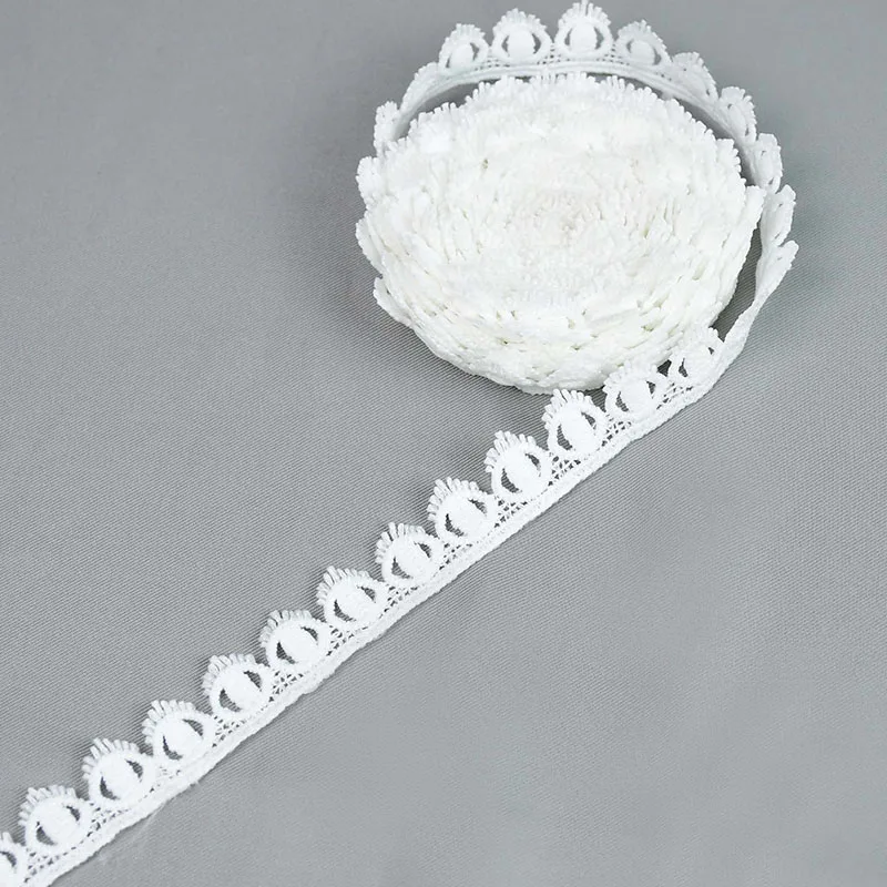 5 yards Weiß Net Spitze Band Blume Spitze Stoff Trim Für Kleidung Hochzeit Party Geschenk Verpackung Dekor DIY Nähen Handwerk zubehör – Detail 22