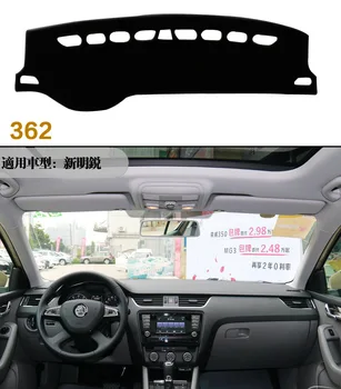 

For Skoda Octavia Mk3 2013 2014 2015 2016 2017 2018 2019 Dashmats Car-styling Accessories Dashboard Cover Pad Sun Shade Carpet