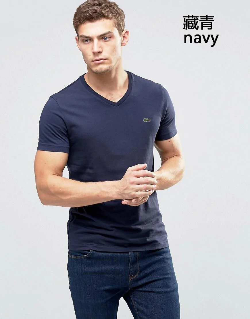 

Lacoste- New tee t shirts home men casual short sleeves cotton tops cool tshirt summer jersey t-shirt 21 orders