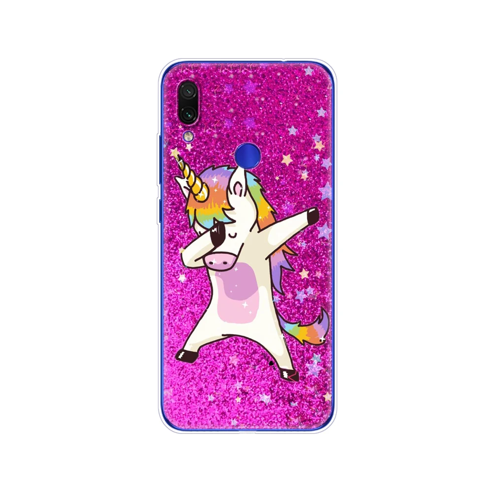 For xiaomi Redmi Note 7 Case Silicone Painting Soft TPU For xiaomi Redmi Note 7 Case 6.3 inch Fundas Coque Redmi NOTE 7 PRO Case cases for xiaomi blue Cases For Xiaomi