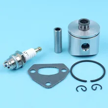 

40mm Piston Ring w/ Needle Bearing Muffler Gasket Spark Plug Kit For HUSQVARNA 141 41 142 Chainsaw Replacement Parts 530 06 94-5