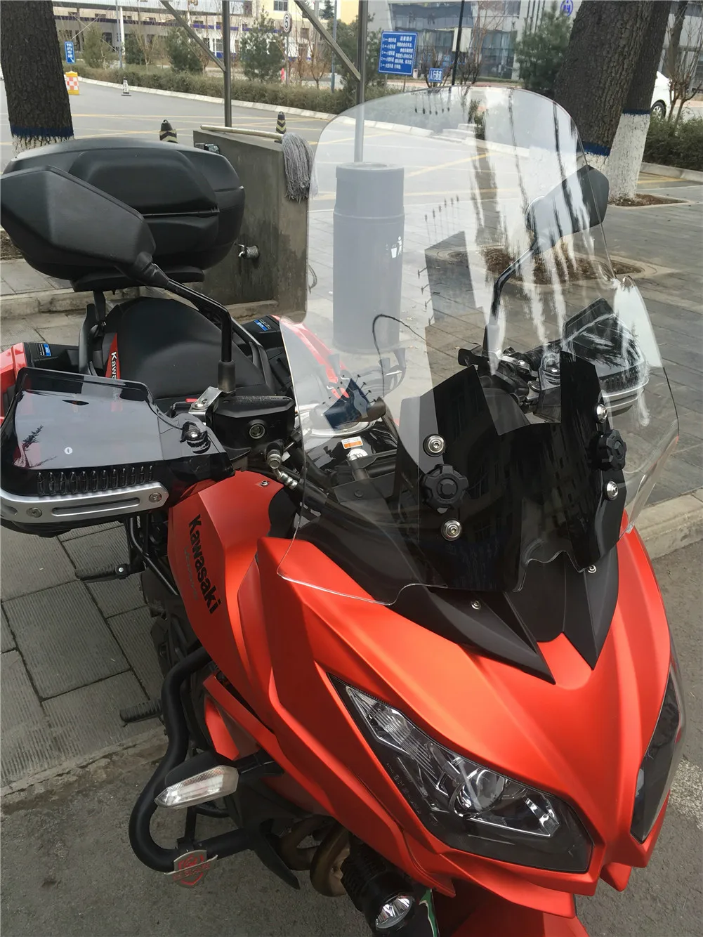 Ветровое стекло для Кавасаки Versys 650 1000 Versys1000 2015 2018 16 17 LTSport Touring Racing| |