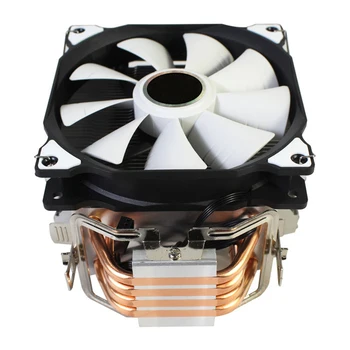

Effective CPU Cooling System Mute CPU Cooler Heatsink Radiator Practical 12cm Fan for 775AMD1155 Desktop 1366 Computer