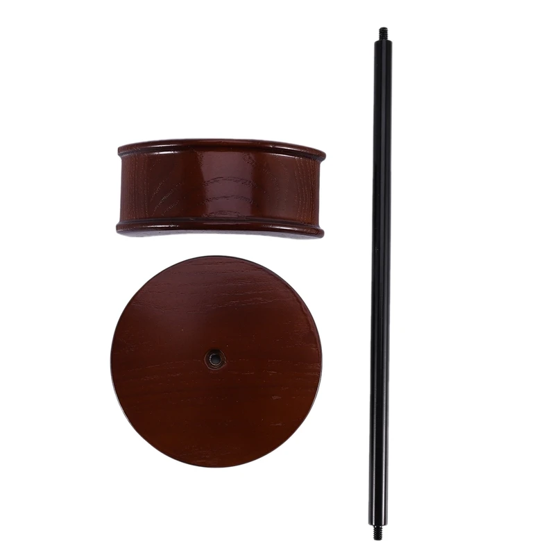 Universal Headset Holder Hanger Wooden Metal Earphone Display Rack Stand Home Office Headphone Shelf Rack Stand Holder