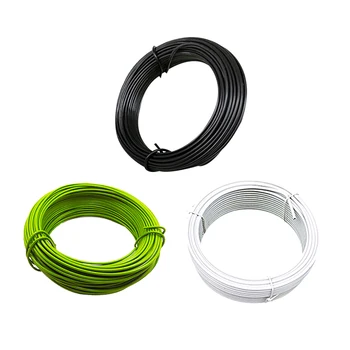 

Plastic Hand-Made DIY Iron Wire Soft Iron Wire Garden Plant Kinking Belt, Suitable for Gardening, Home, Office(Green)
