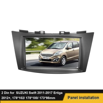 

2 Din Car Radio Frame Fascia For SUZUKI Swift 2011-2017 for Ertiga 2012+ DVD Stereo Panel Dash Installation Bezel Trim Kit