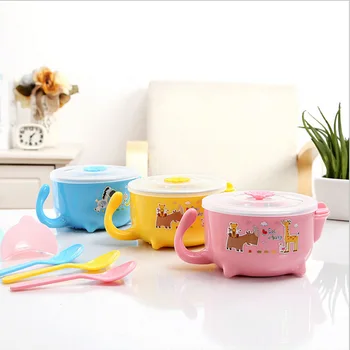 

Food Warming Bowl Water Injection Insulation Bowl Baby Dishes Dinnerware