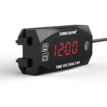 

Digital Voltmeter Calibrate Reading Led Display Voltage Meter Voltage Panel Meter Electromobile Motorcycle Car