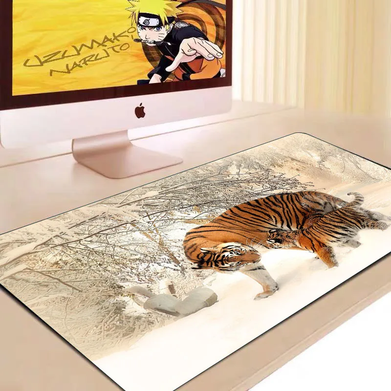 

Animal Tiger Pad Mouse Computer Game Console Mouse Pad XXL Non-slip Mouse Pad Keyboard Desktop Pad Suitable for Keyboard Pads