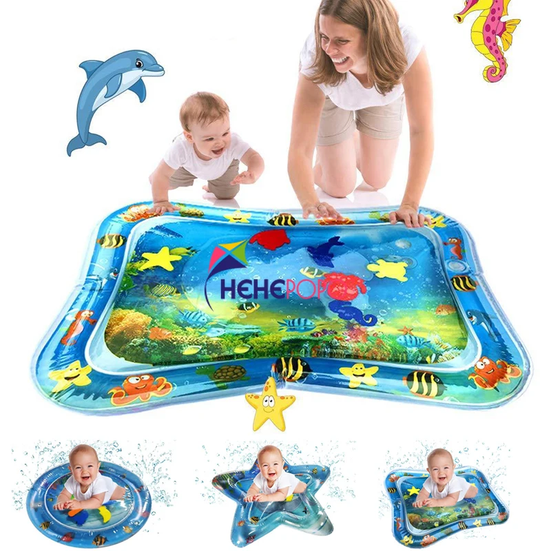 3 Shapes Creative Dual Use Toys Baby Inflatable Patted Pad Baby Inflatable Water Cushion - Prostrate Water Cushion Pat Pad