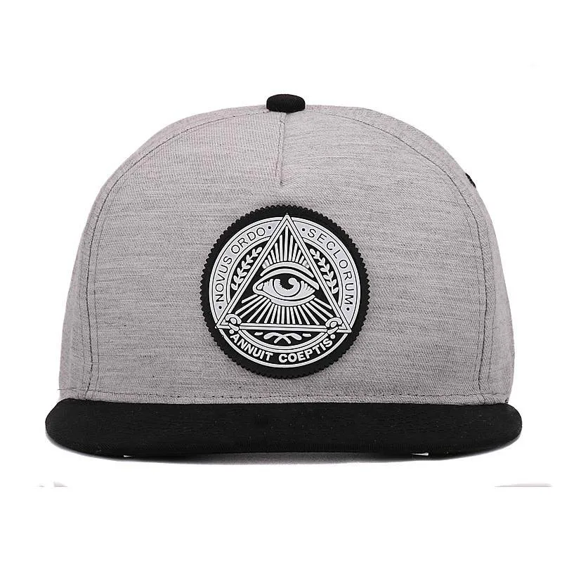 Хип хоп шляпа кепки для мужчин и женщин классические 5 панелей Хлопок Snapback 3d глаза