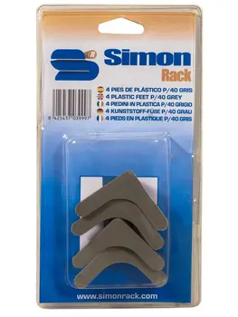 

BLISTER 4 FEET P/40 GRAY