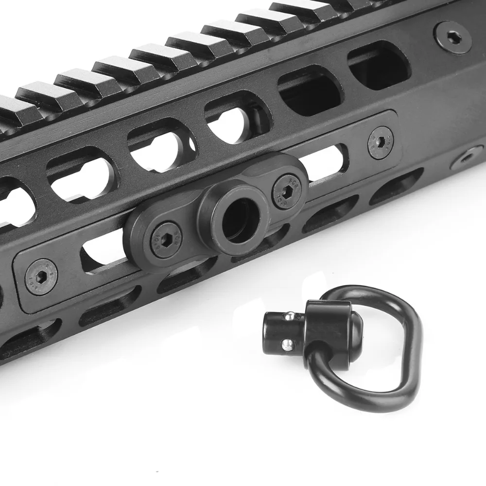 Поворотный& Lockable M-lok Sling Mount 1,2" кнопочный адаптер QD Attachment