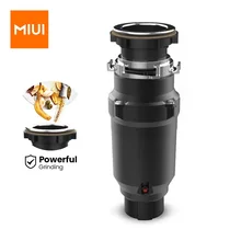 

MIUI Food Waste Disposer, Atainless Steel Waste Crusher, Blade Free Super Abrasive Food Grinder