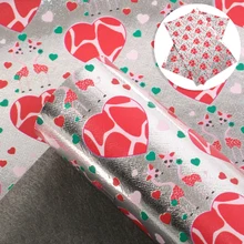 Пасхальные цветочные геометрические узоры напечатаны серебряной фольгой искусственная кожа ткань лист винил ремесло 20*34 см для создания проектов, 1Yc9426