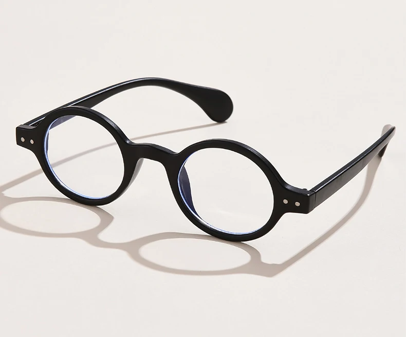 Mai Blume 2021 Neue Lesebrille Für Männer Blau Licht Cut Computer Brillen Rahmen Frauen Runde Retro männer Gläser dioptrien + 2 – Detail 4